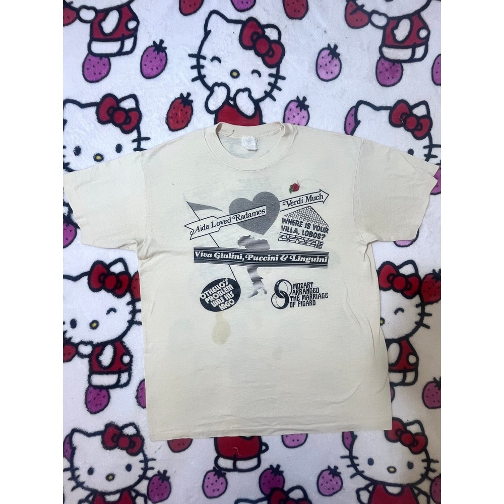 2000s skater indie cream italy tee